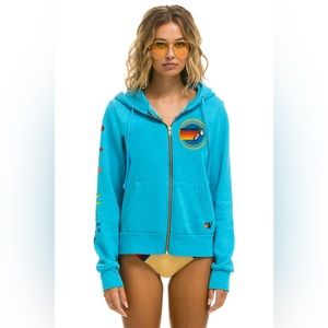 Aviator Nation Austin Hoodie - Neon Blue